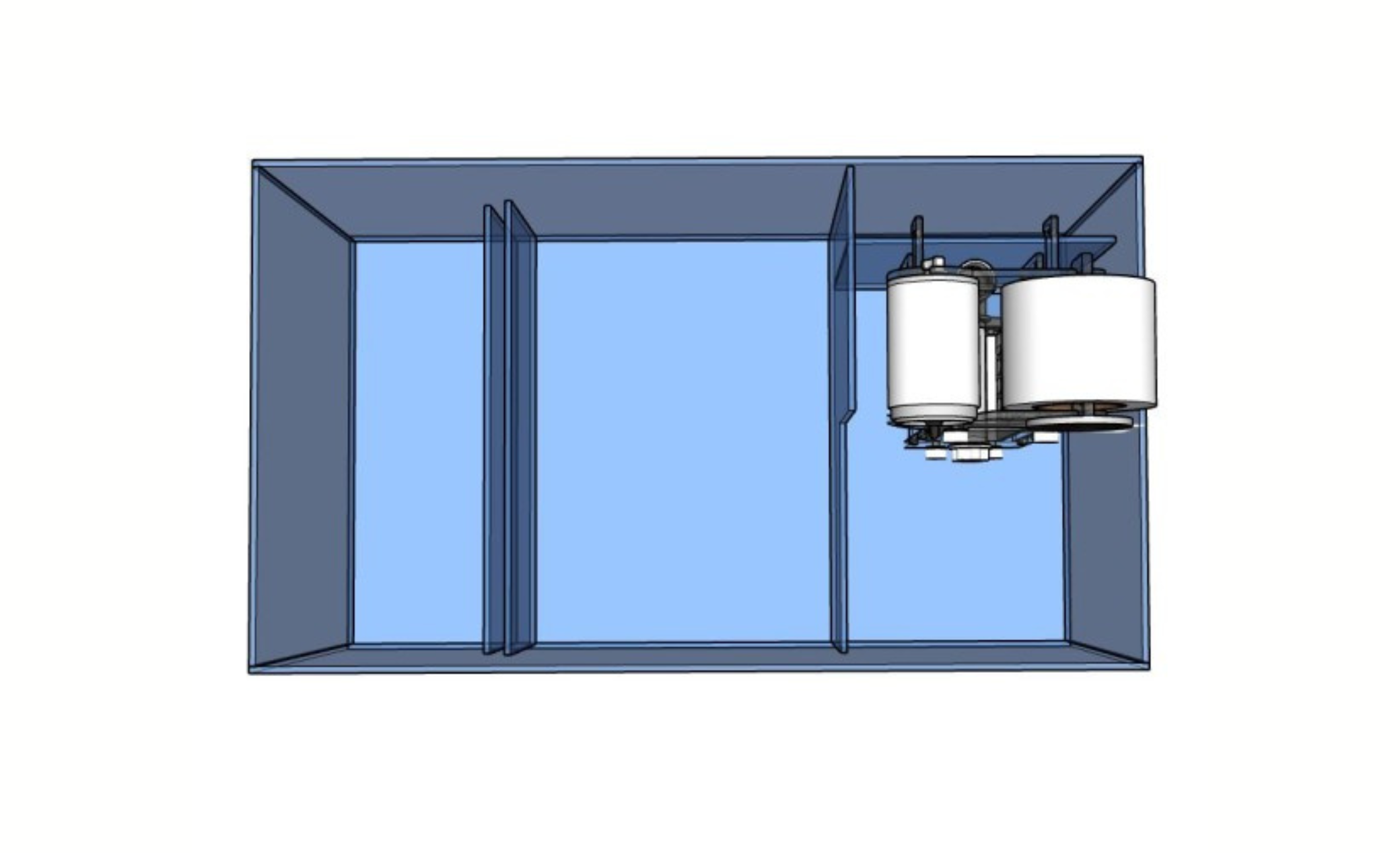 D-D Reef-Pro 1800 White Gloss Aquariumsystem 180x60x56cm