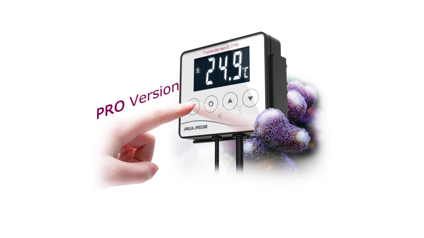 *NEU* Aqua Medic T controller twin 2.0 PRO Steuerung von Heizgeräten und Kühlanlagen (max. 2000 W)