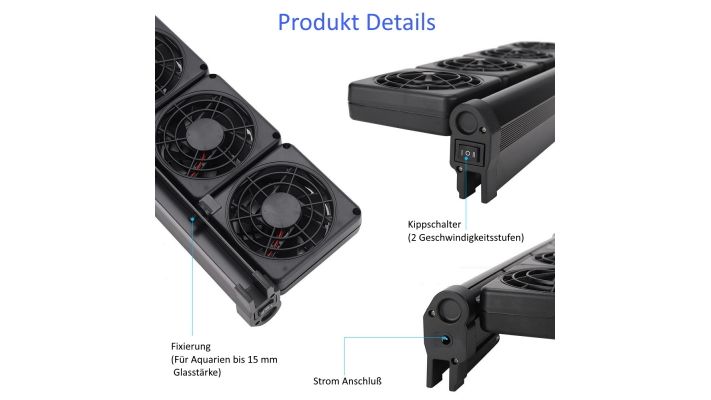 Aquaperfekt AP-Power Lüfter 2-fach