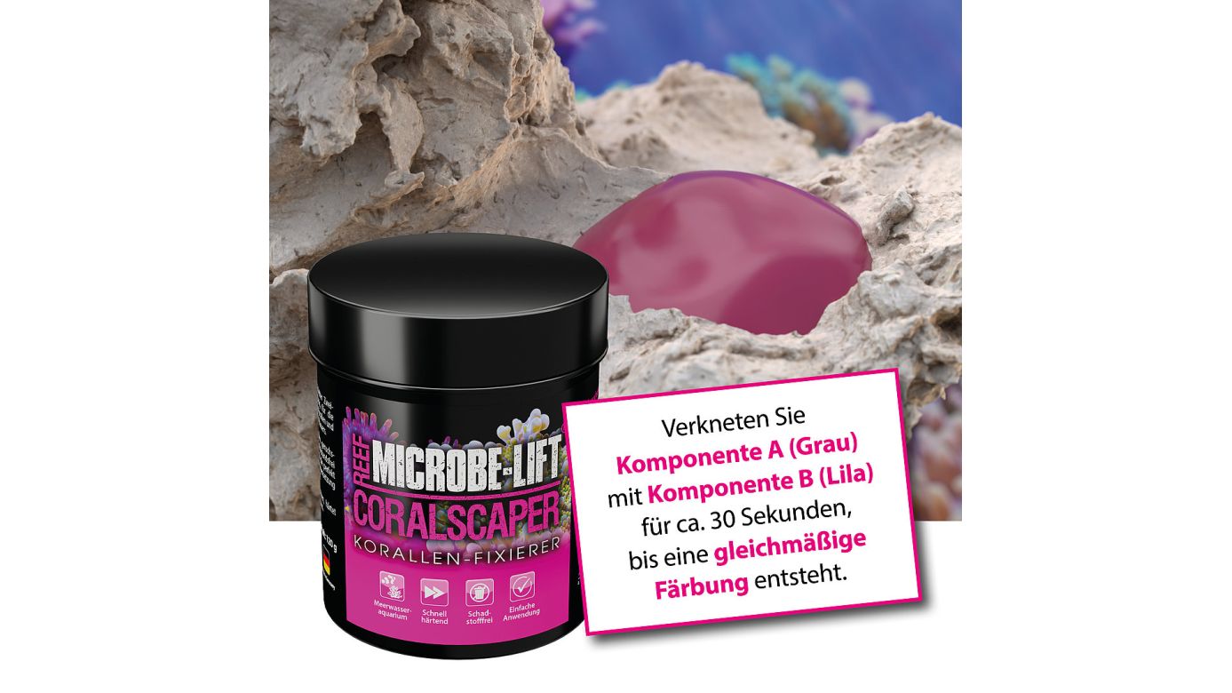 Microbe-Lift Coralscaper 2K-Silikon-Korallenfixierer 120 g
