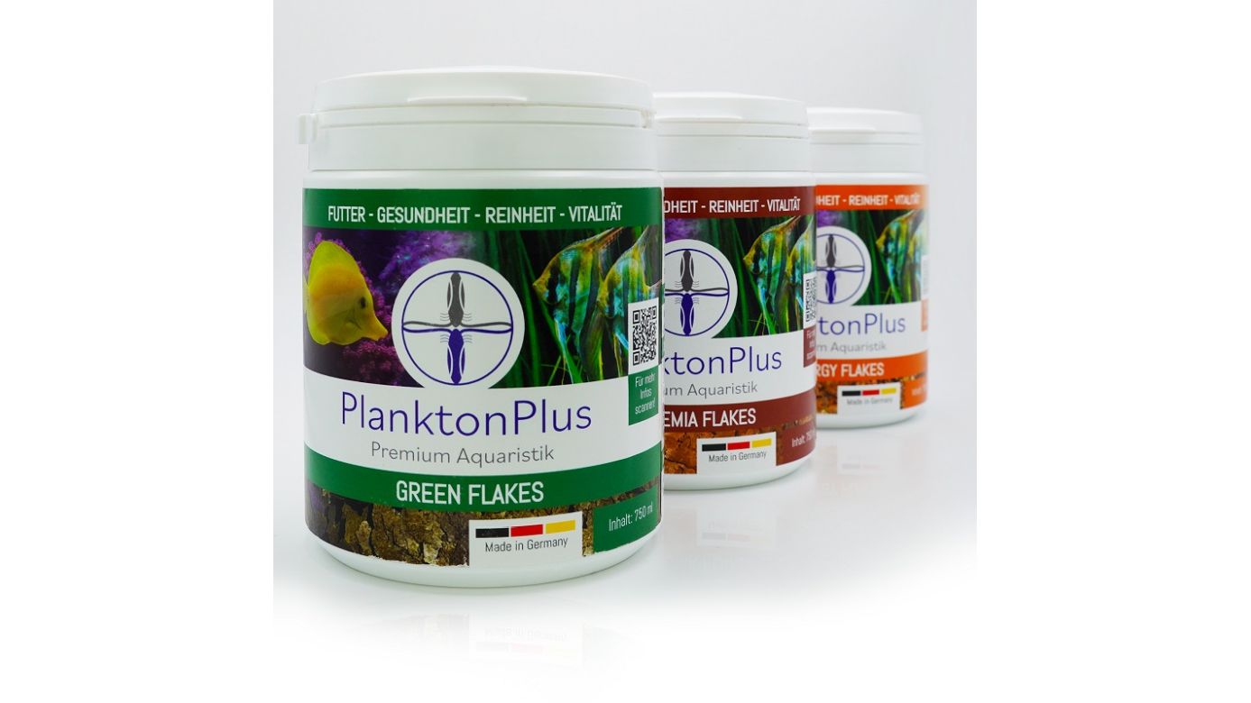 PlanktonPlus Flakes Flockenfutter 3x 750ml Sparpaket