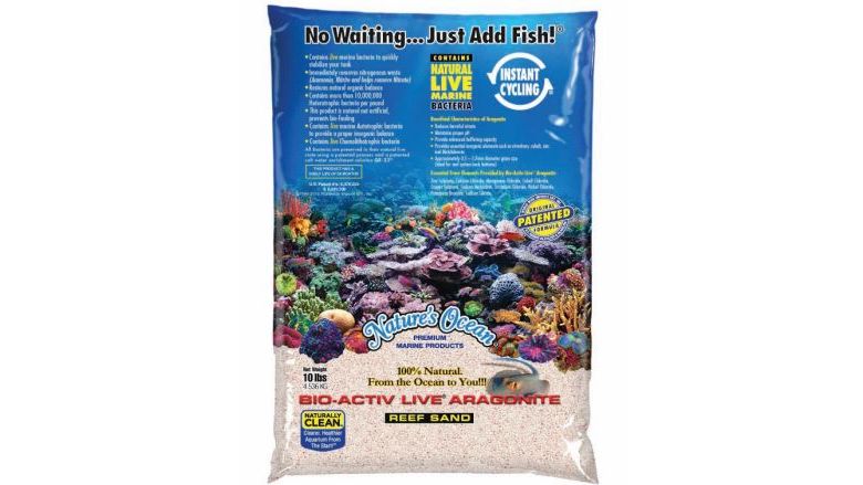 Nature's Ocean Natural White Aragonite Live Sand (0,1-0,5 mm) 9,07 kg