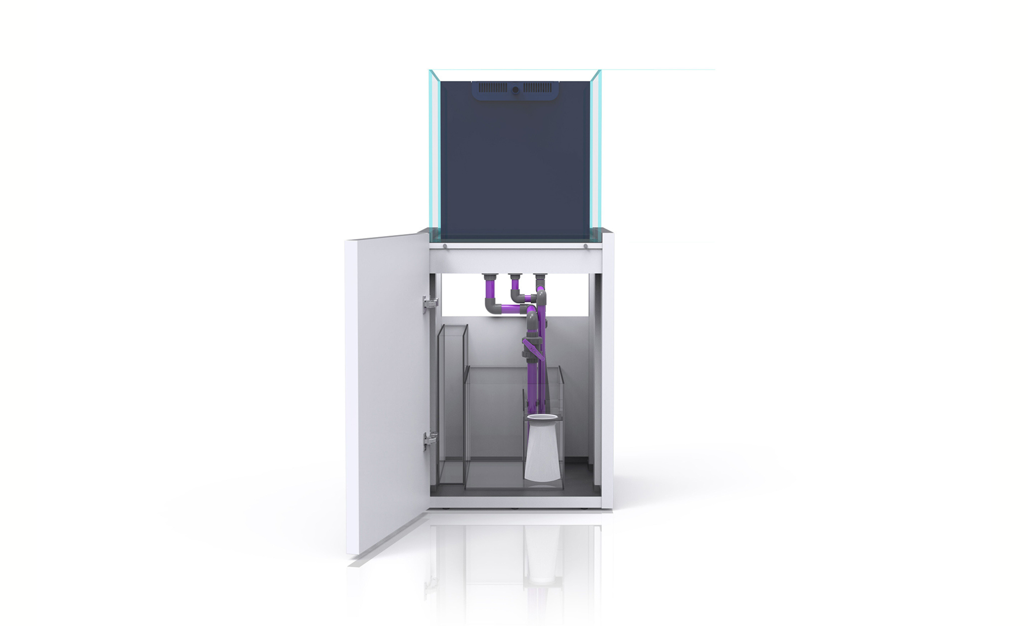 Nyos OPUS G2 200 Pro-Line white (55x55x55cm) 166 Liter