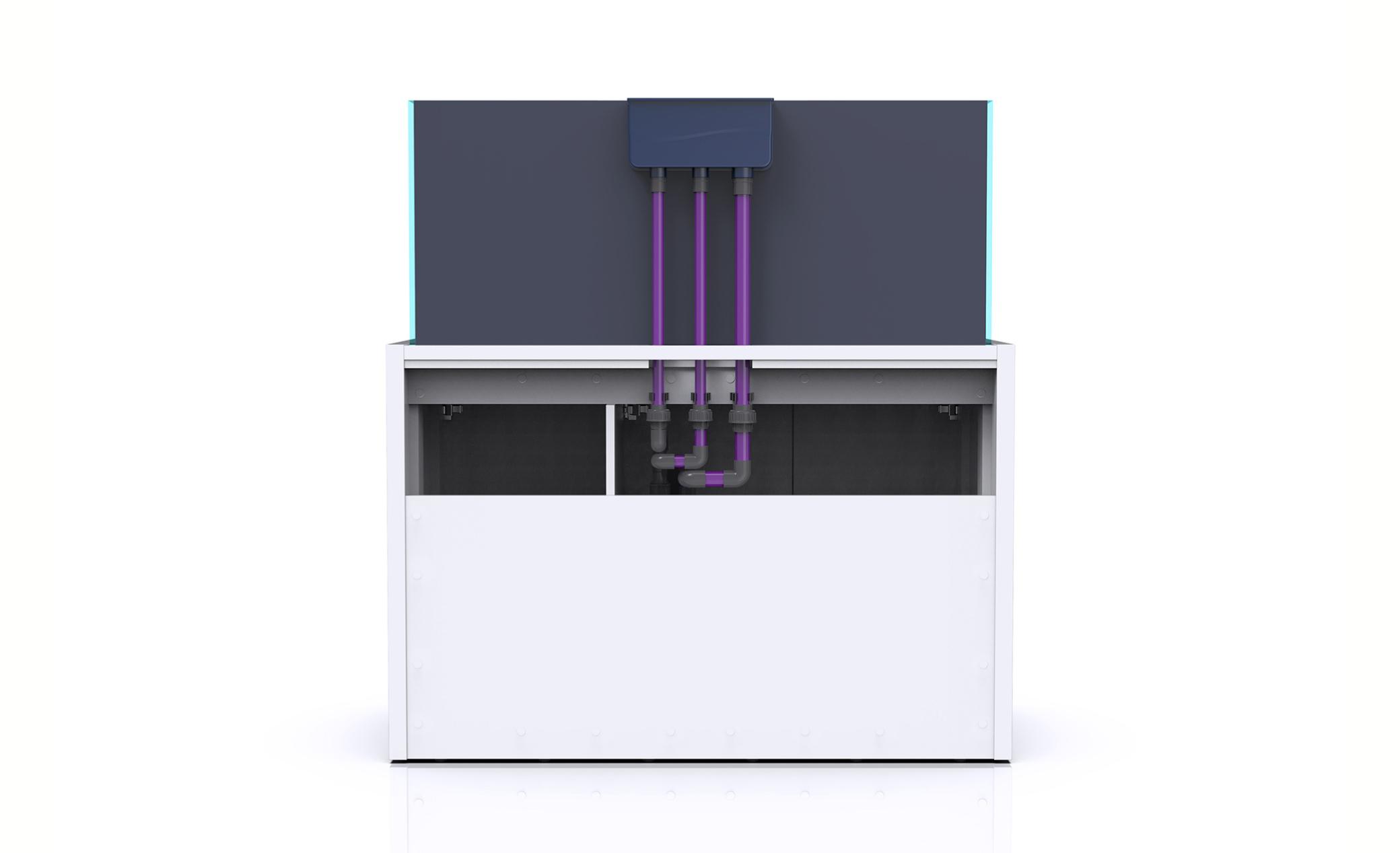 Nyos Opus G2 440 Pro-Line white (125x55x55cm) 378 Liter