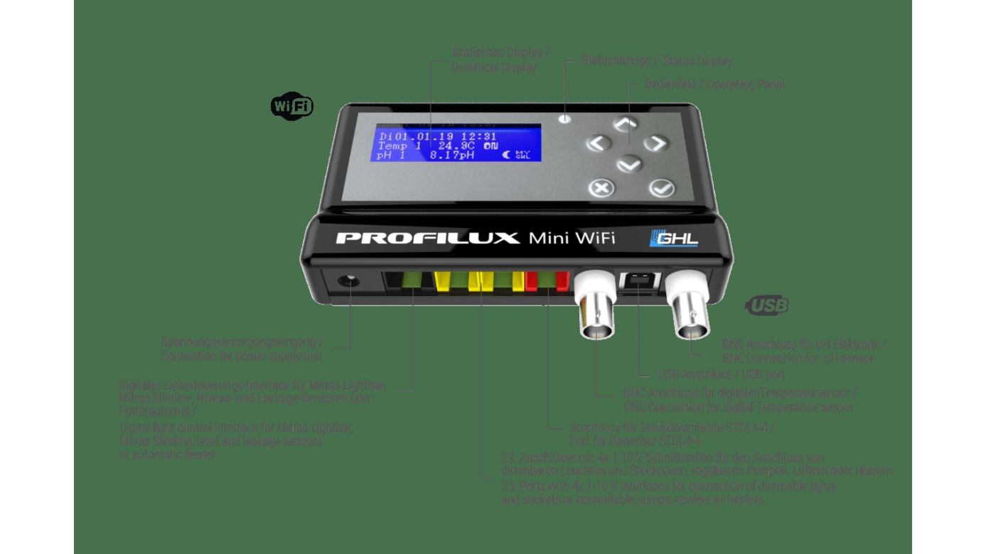 GHL ProfiLux Mini WIFI schwarz Schuko