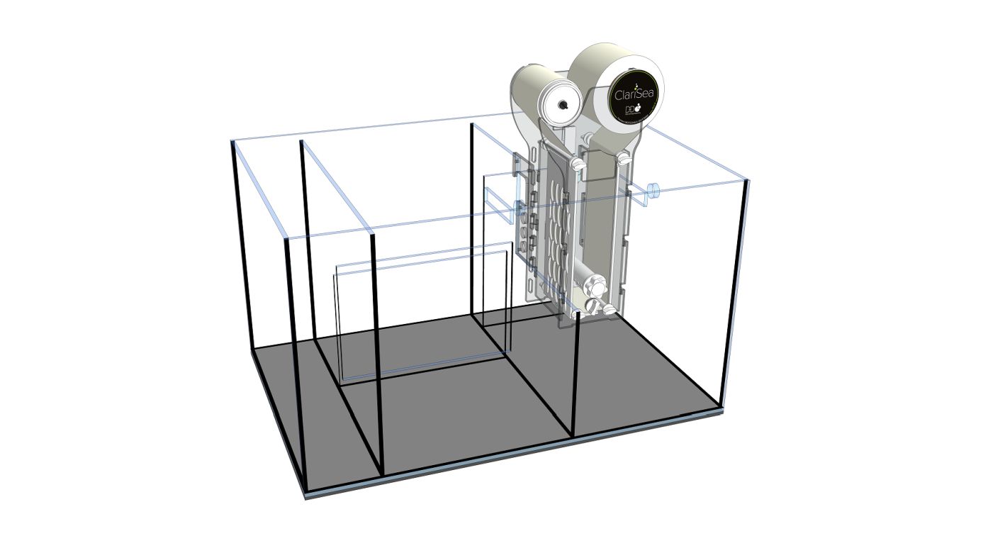 D-D AQUA-Pro Reef 900 Tobacco Oak 90x50x56cm Aquariumsystem mit Holzschrank
