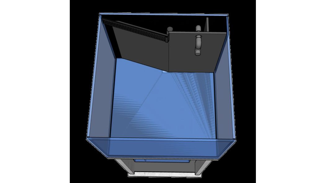 D-D Reef-Pro 600 White Gloss Aquariumsystem 60x60x46cm