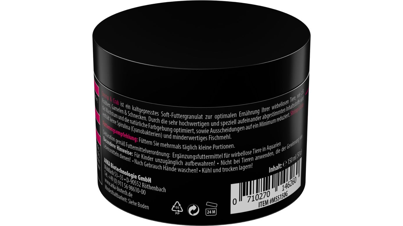 ARKA Shrimp & Crab Garnelen- und Krabbenfutter 150 ml