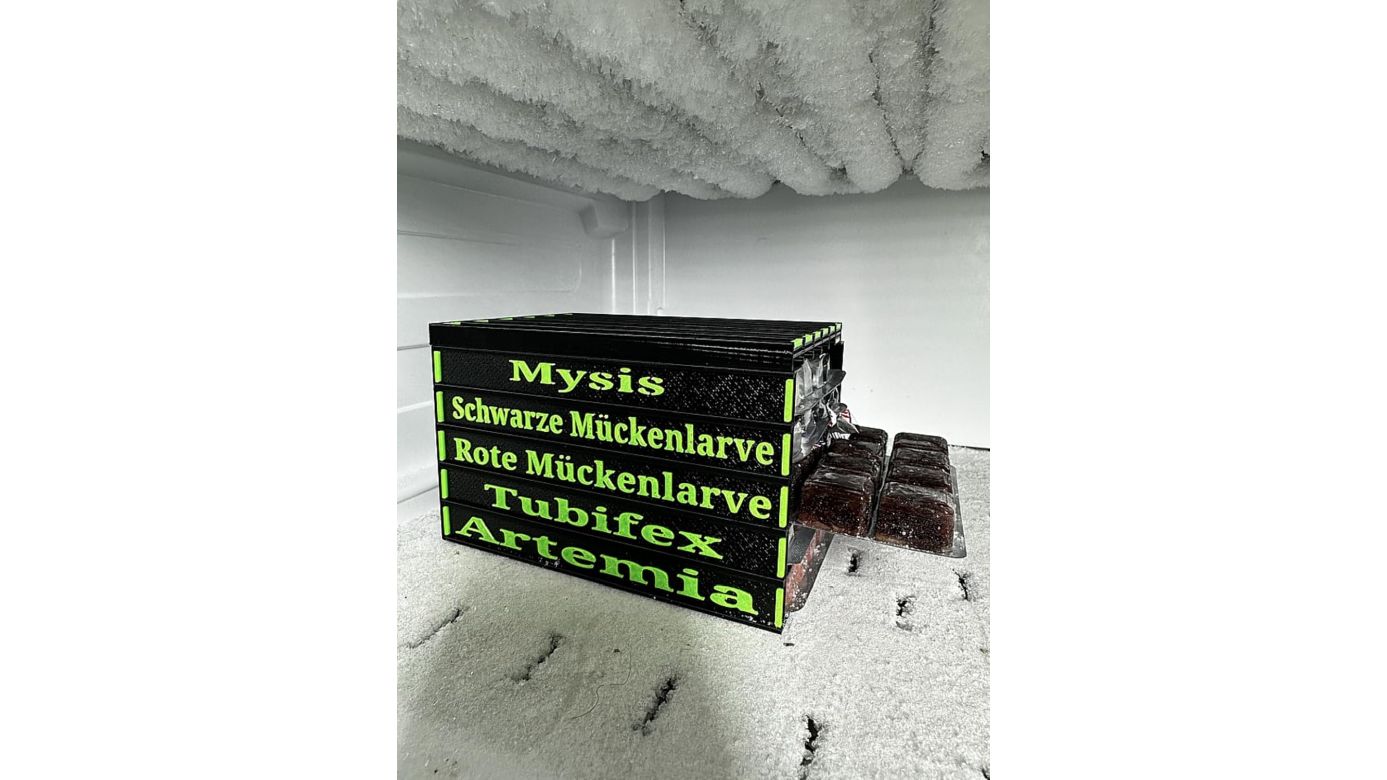 Frostfutterbox Organizer 5-fach inkl. Beschriftung