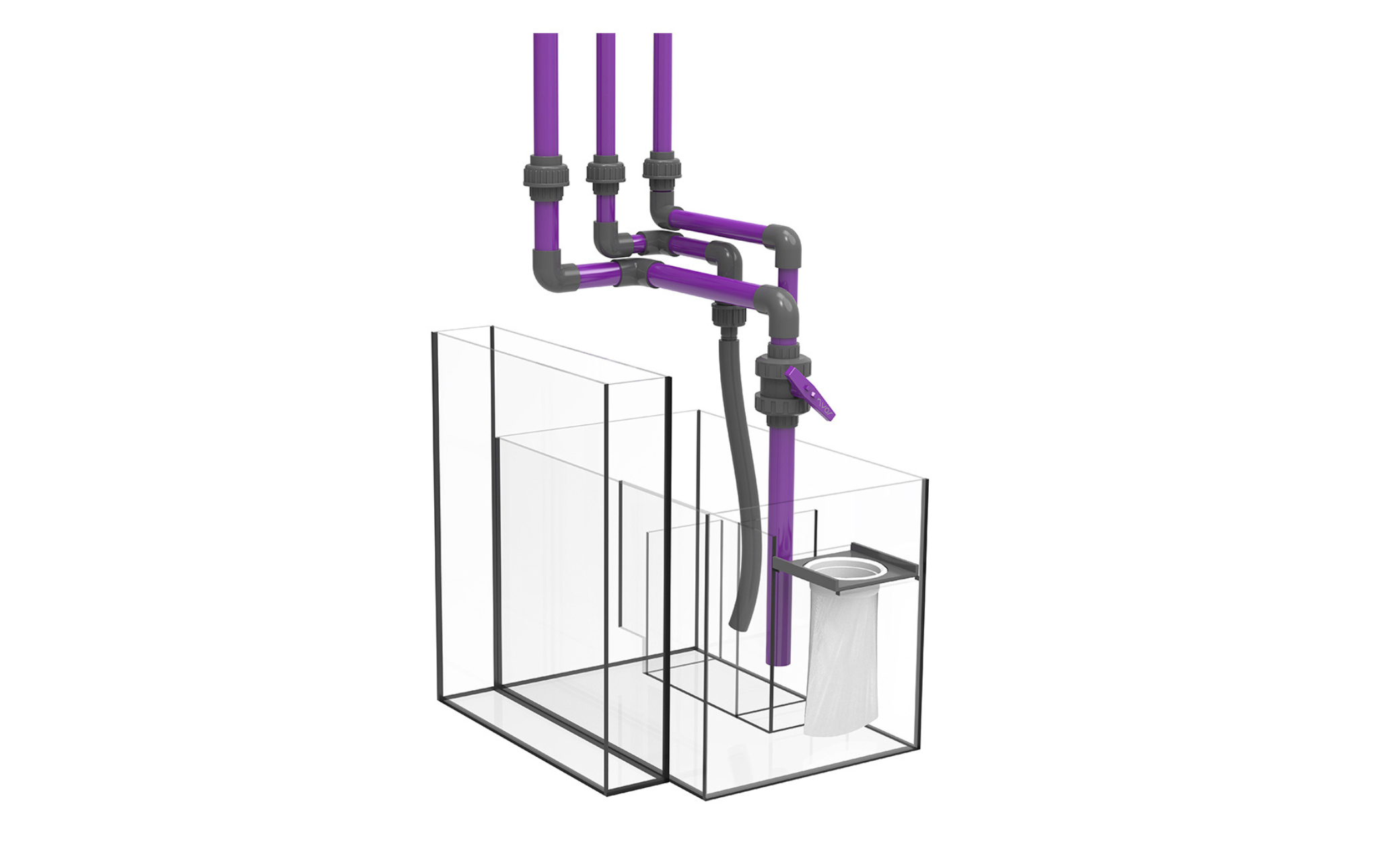 Nyos OPUS G2 200 Pro-Line grey (55x55x55cm) 166 Liter