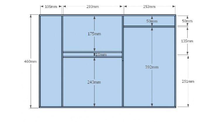 D-D Reef-Pro 1200 Platinum Oak Aquariumsystem 120x60x46cm
