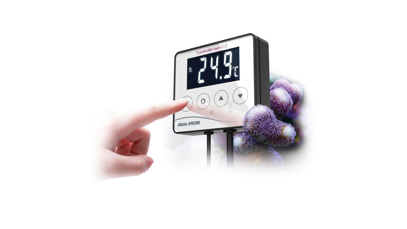 Aqua Medic T controller twin 2.0 Steuerung von Heizgeräten und Kühlanlagen (max. 1200 W)