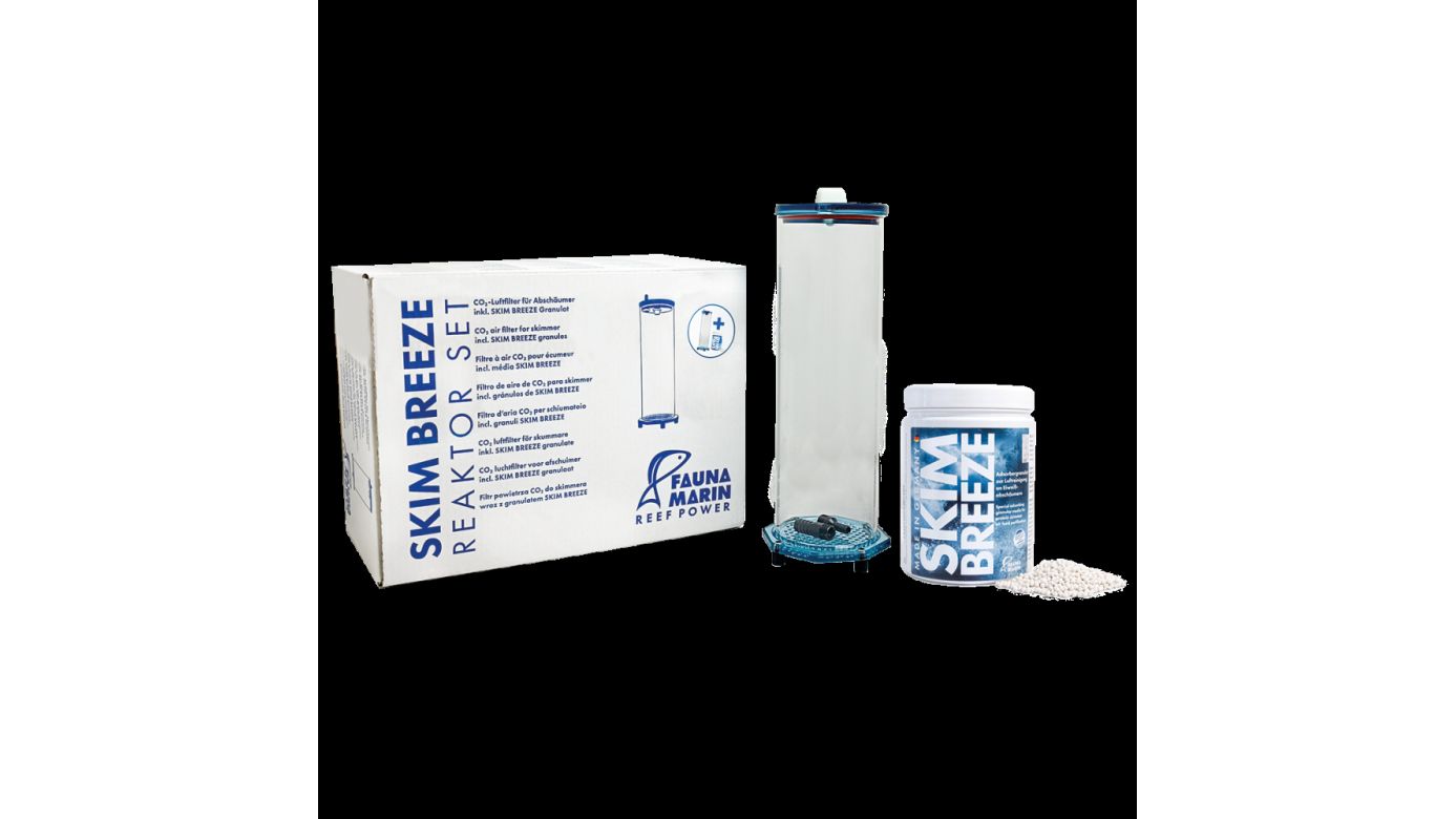 Fauna Marin Skim Breeze Reaktor Set Luftfilter S inkl. 870 g Spezial Adsorbergranulat