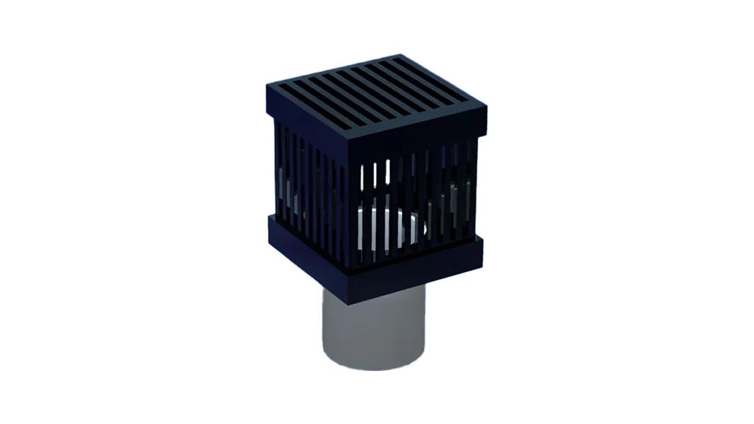 aqua connect Ablauf Cube mit Deckel für 32 mm Rohr