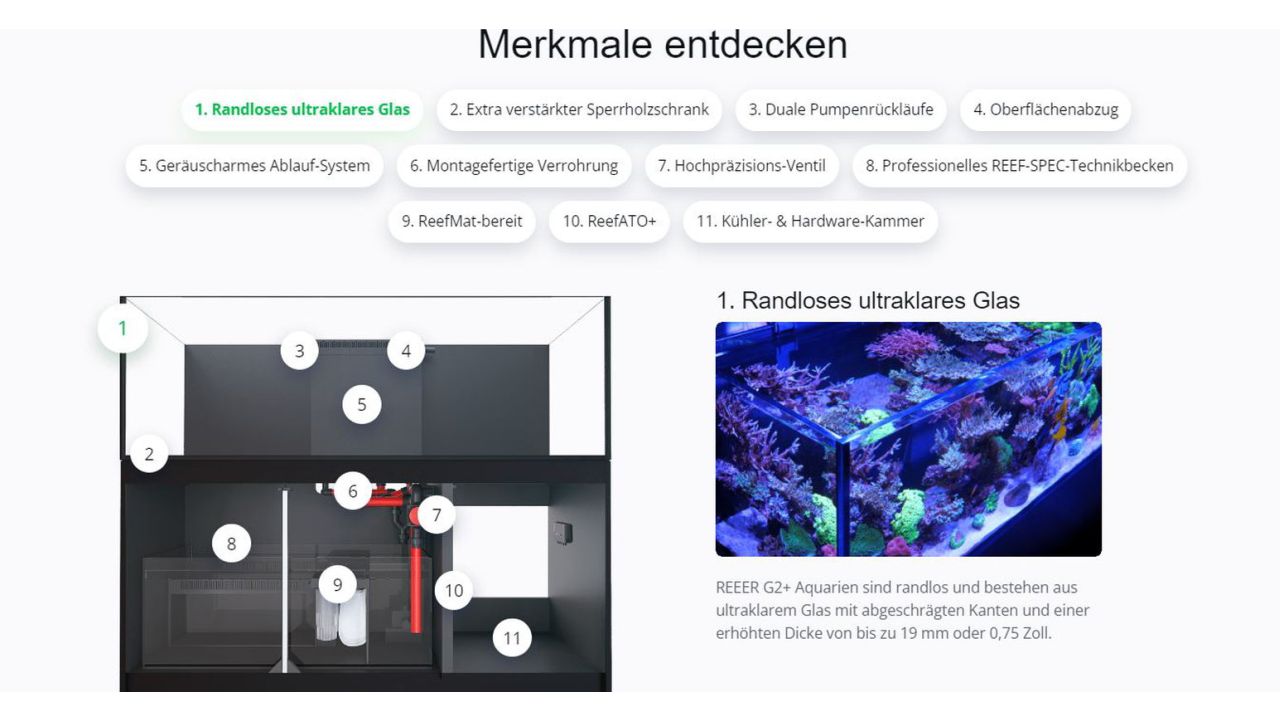 Red Sea REEFER™ 200 System G2+ Schwarz (R42461G2P-EUR)