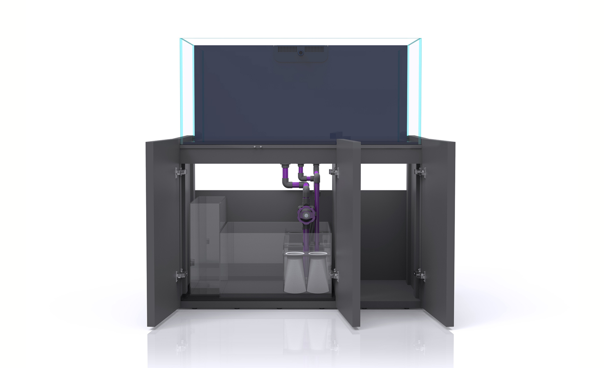 Nyos Opus G2 440 Pro-Line grey (125x55x55cm) 378 Liter