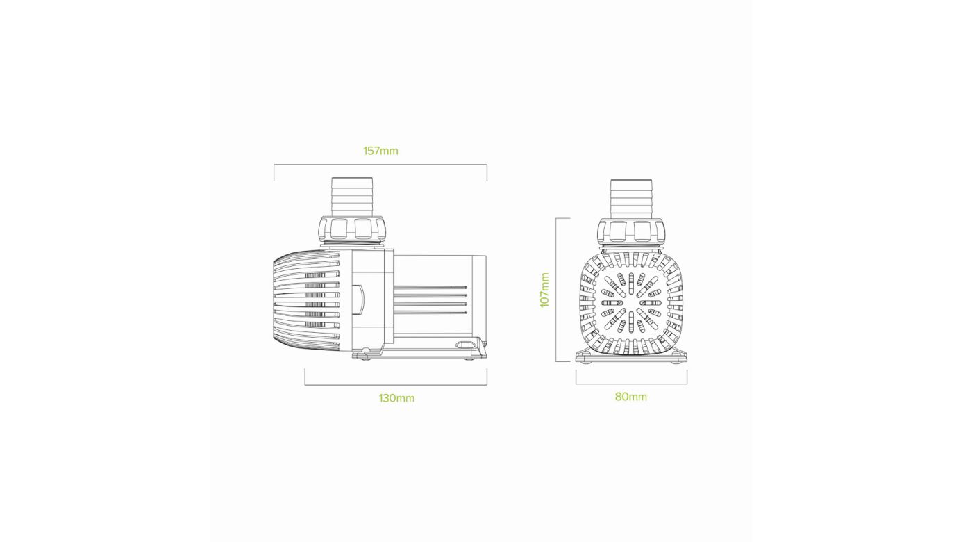 D-D Funktion 3500 DC Pumpe (max. 3500 l/h)
