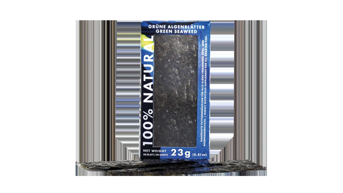 Fauna Marin Grüne Algenblätter Green Seaweed 100% natural Kaltwasser Nori Alge 23 g
