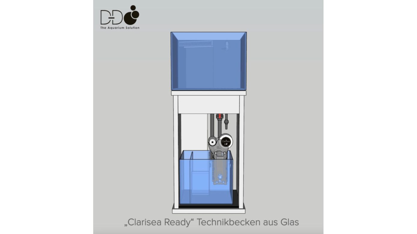 D-D Reef-Pro 600 White Gloss Aquariumsystem 60x60x46cm