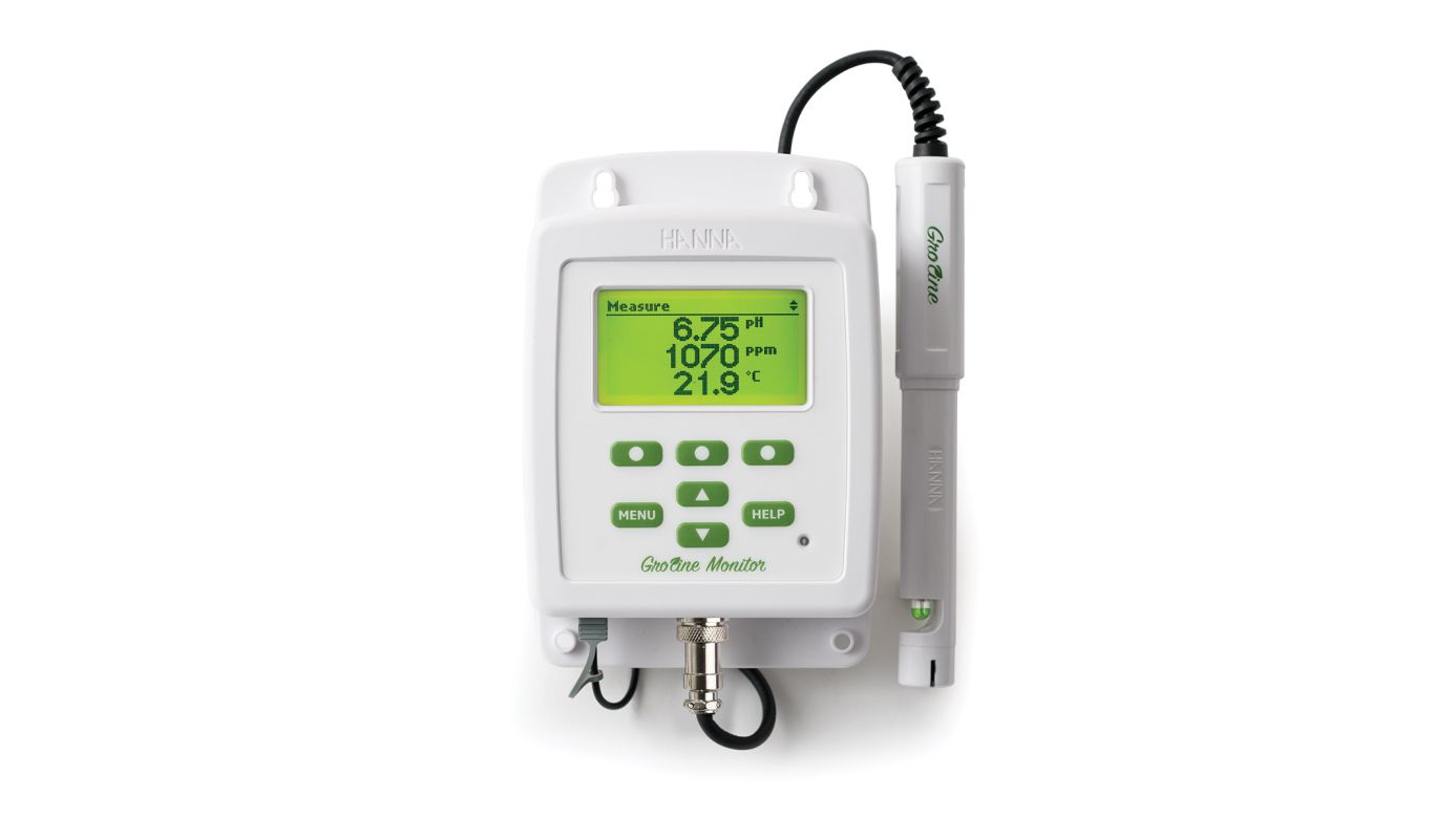 Hanna HI981420 Monitor Groline pH/Leitfähigkeit/TDS/Temperatur 230V