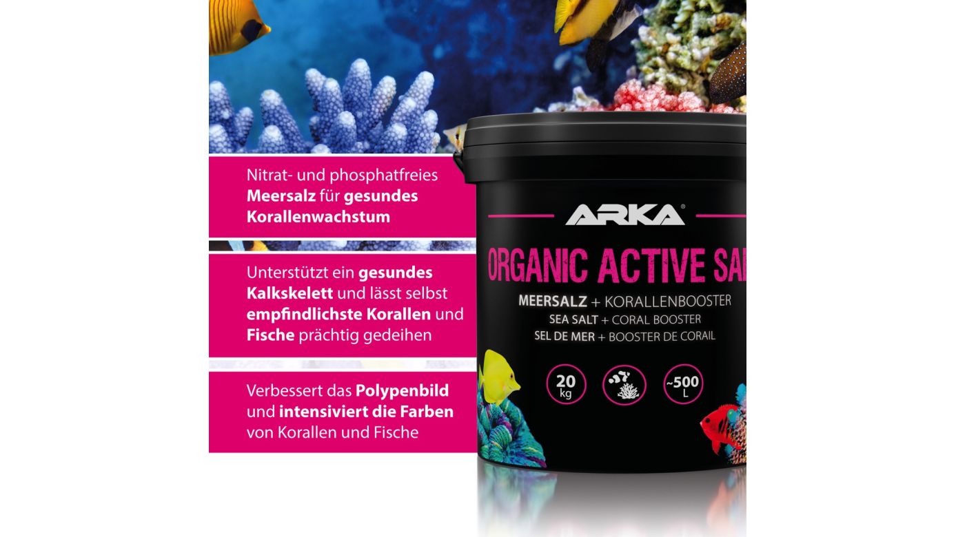 ARKA Organic Active Salt Meersalz 20 kg