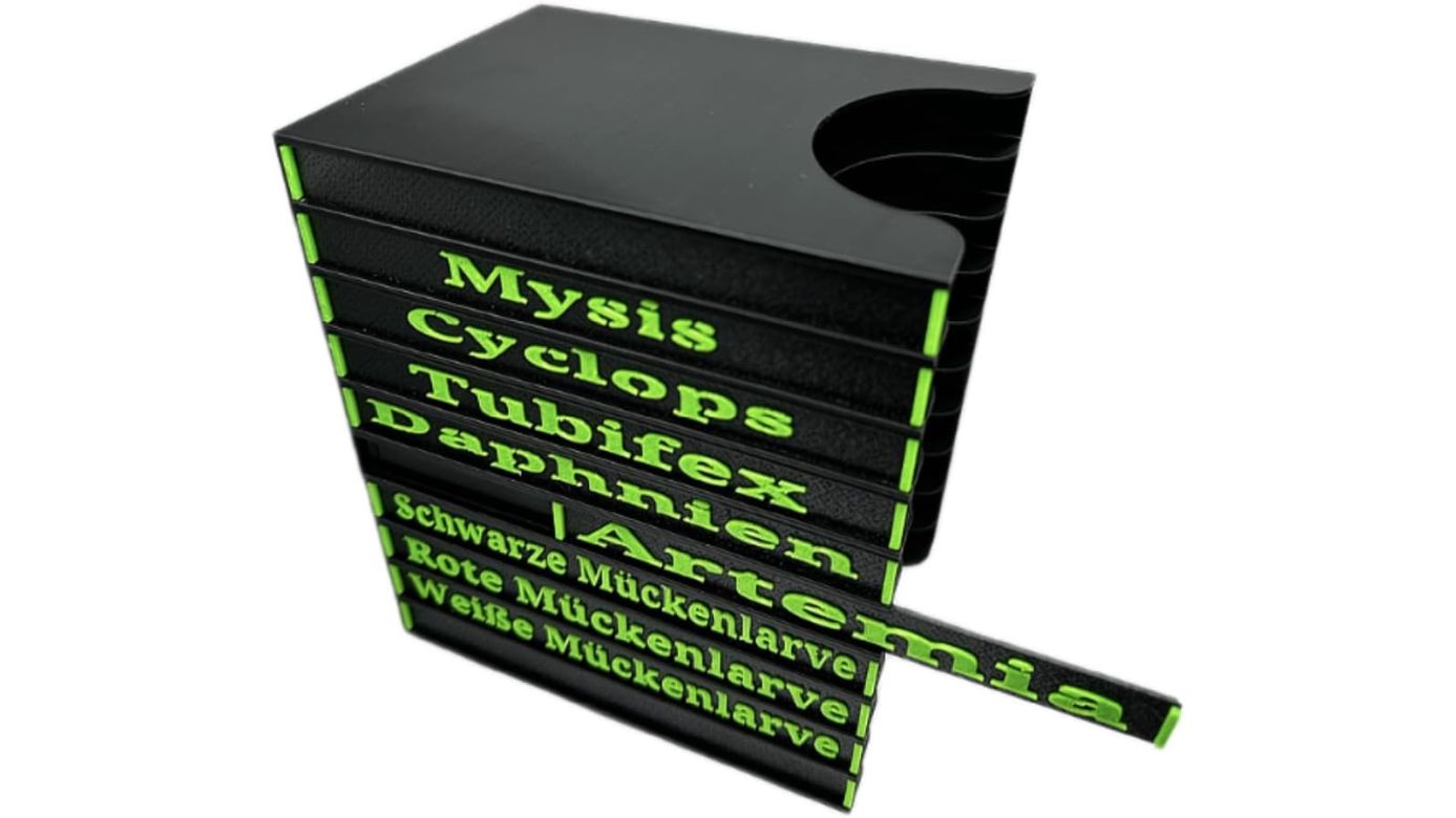 Frostfutterbox Organizer 10-fach inkl. Beschriftung