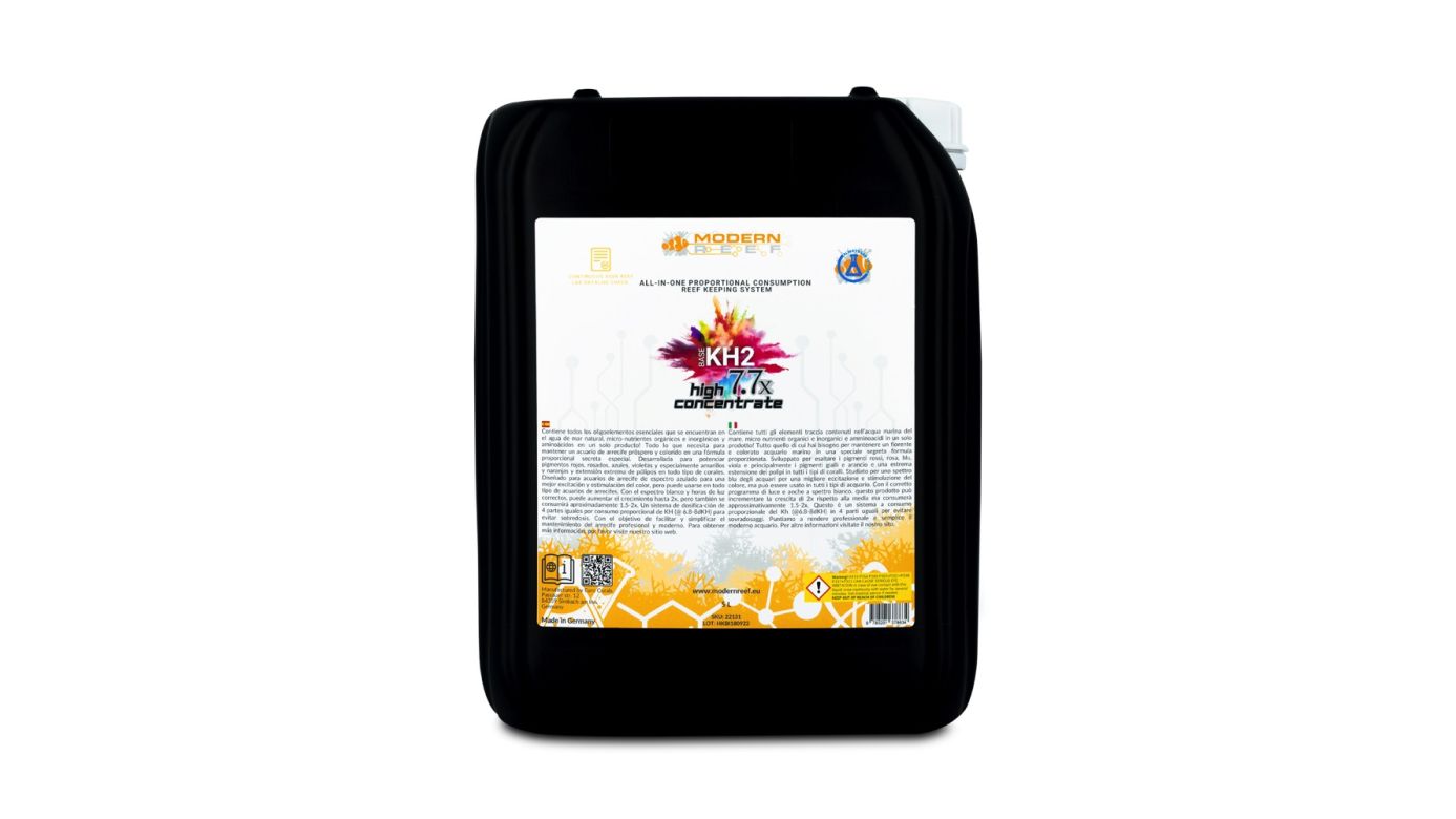 *NEU* Modern Reef All-in-one Proportional Consumption Reef-Keeping System BASE KH2 7.7x 5L